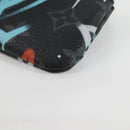 LOUIS VUITTON Eclipse Multicolor Pochette Cles Coin Purse M81795 Auth 131843M-16