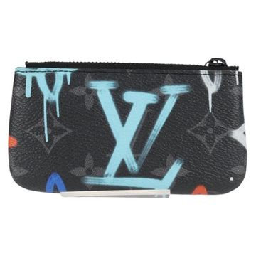 LOUIS VUITTON Eclipse Multicolor Pochette Cles Coin Purse M81795 Auth 131843M - 0