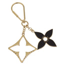 LOUIS VUITTON Porte Cles Puzzle Charm metal Gold M65218 LV Auth 131845-1