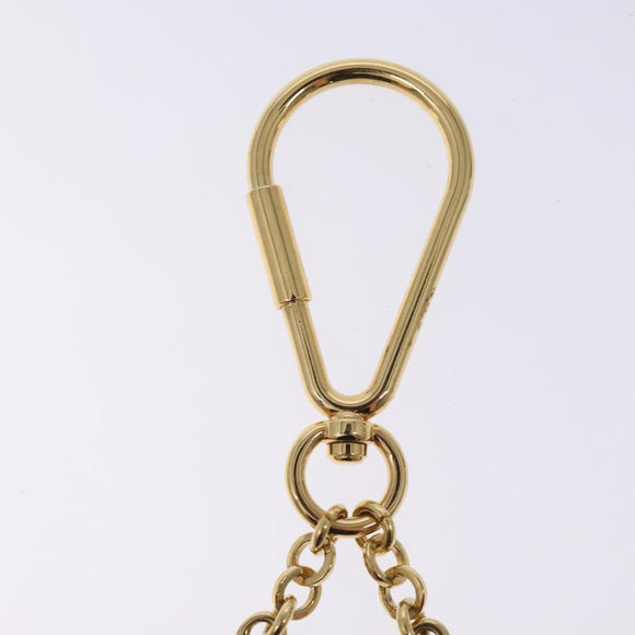 LOUIS VUITTON Porte Cles Puzzle Charm metal Gold M65218 LV Auth 131845