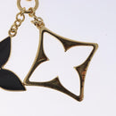 LOUIS VUITTON Porte Cles Puzzle Charm metal Gold M65218 LV Auth 131845-8