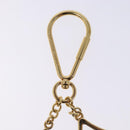 LOUIS VUITTON Porte Cles Puzzle Charm metal Gold M65218 LV Auth 131845-9
