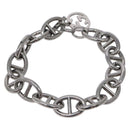 GUCCI Anchor Chain Bracelet metal Silver Auth 131854-2