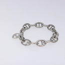 GUCCI Anchor Chain Bracelet metal Silver Auth 131854-5