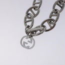 GUCCI Anchor Chain Bracelet metal Silver Auth 131854-6