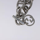 GUCCI Anchor Chain Bracelet metal Silver Auth 131854-7