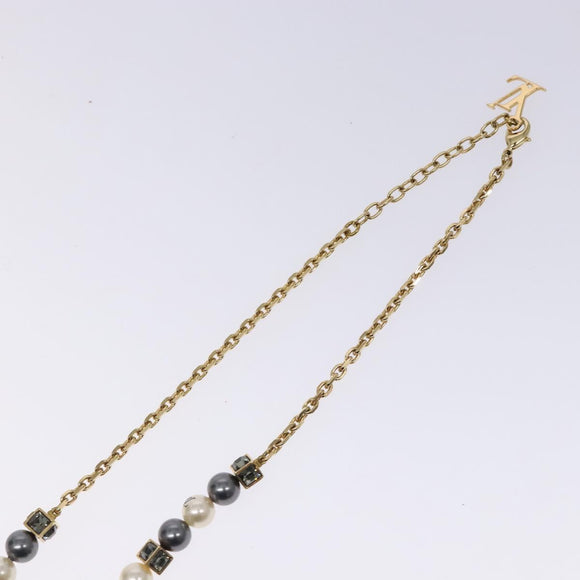 LOUIS VUITTON Collier Climie Arriva Necklace metal Gold Tone M66772 Auth 131857V