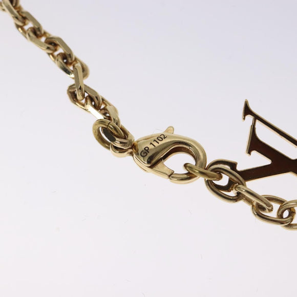 LOUIS VUITTON Collier Climie Arriva Necklace metal Gold Tone M66772 Auth 131857V