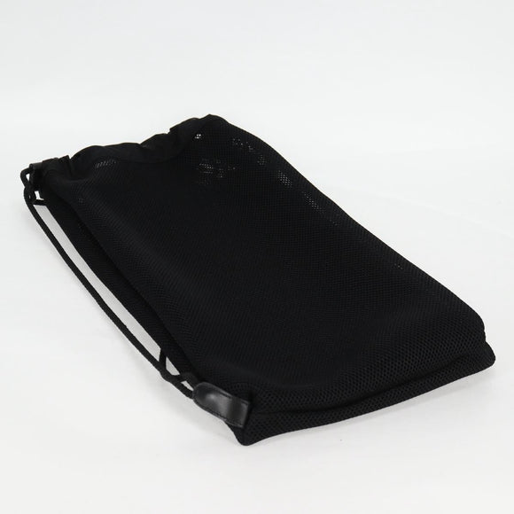 CHANEL Club Case Wood Racket and Rubber ball set Black CC Auth 131858SA