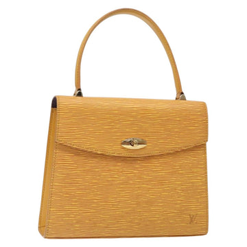 LOUIS VUITTON Epi Malesherbes Hand Bag Tassili Yellow Jonne M52379 Auth 131865