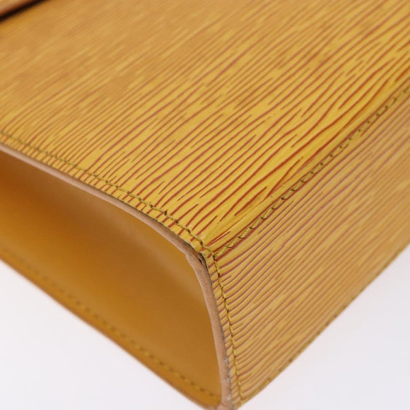 LOUIS VUITTON Epi Malesherbes Hand Bag Tassili Yellow Jonne M52379 Auth 131865