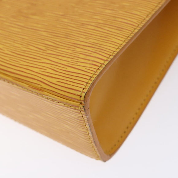 LOUIS VUITTON Epi Malesherbes Hand Bag Tassili Yellow Jonne M52379 Auth 131865