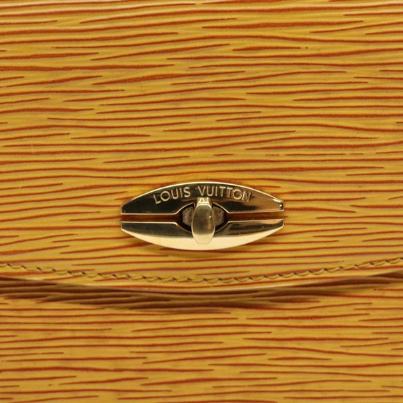 LOUIS VUITTON Epi Malesherbes Hand Bag Tassili Yellow Jonne M52379 Auth 131865