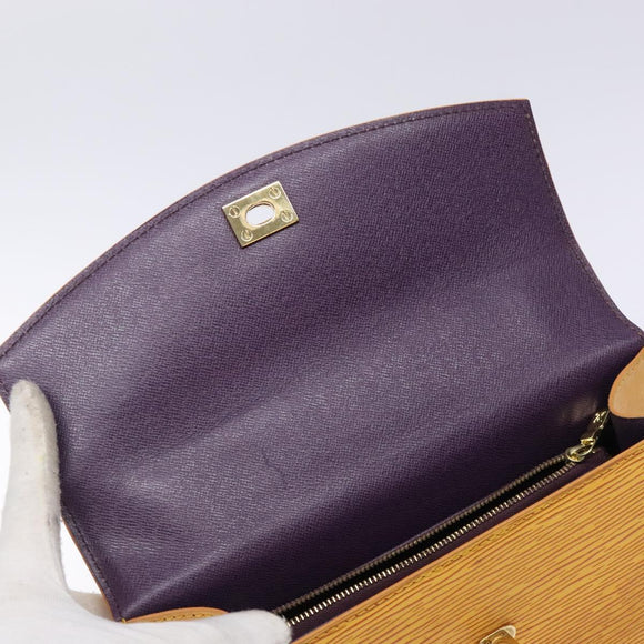 LOUIS VUITTON Epi Malesherbes Hand Bag Tassili Yellow Jonne M52379 Auth 131865