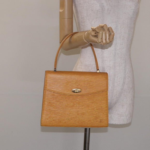 LOUIS VUITTON Epi Malesherbes Hand Bag Tassili Yellow Jonne M52379 Auth 131865