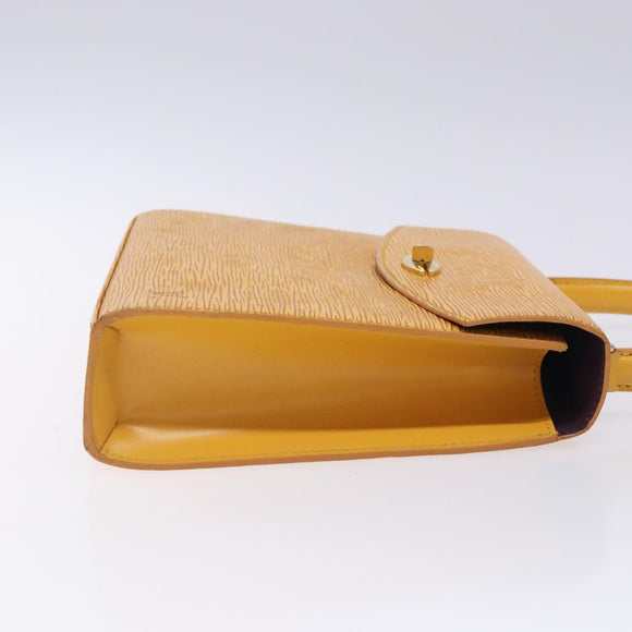 LOUIS VUITTON Epi Malesherbes Hand Bag Tassili Yellow Jonne M52379 Auth 131865