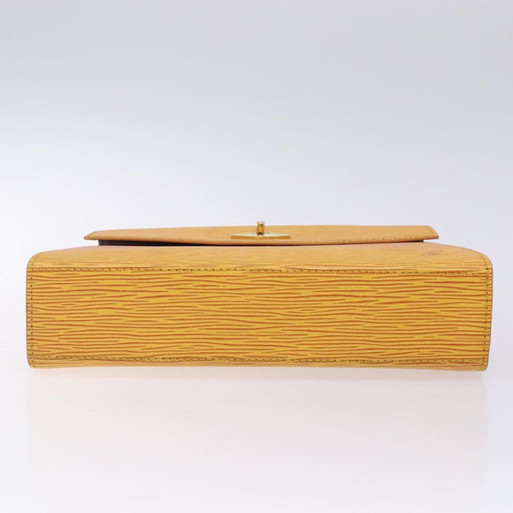 LOUIS VUITTON Epi Malesherbes Hand Bag Tassili Yellow Jonne M52379 Auth 131865