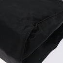 PRADA Hand Bag Nylon Black Gold Auth 131867-15
