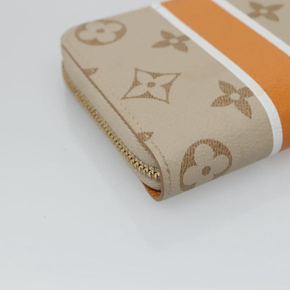LOUIS VUITTON Monopanum Zippy Coin Purse Coin Purse Beige M82691 LV Auth 131875