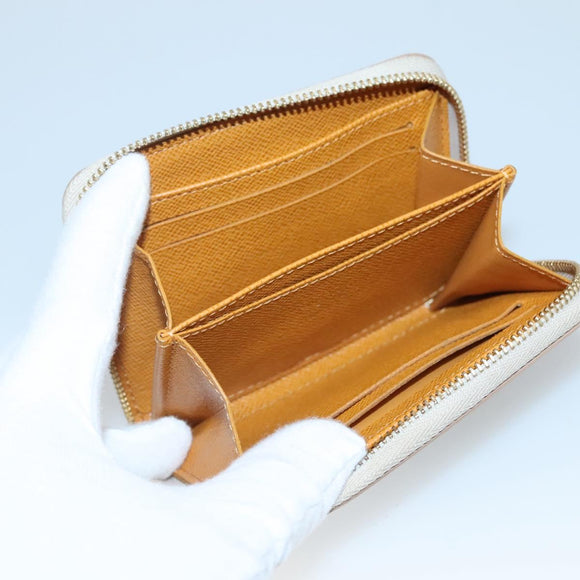 LOUIS VUITTON Monopanum Zippy Coin Purse Coin Purse Beige M82691 LV Auth 131875