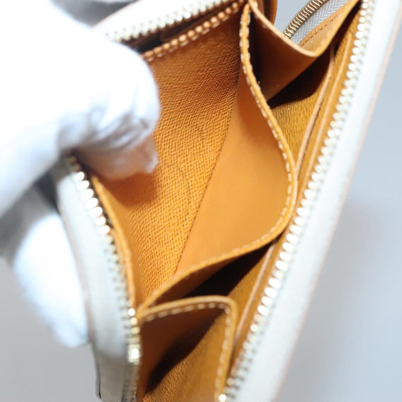 LOUIS VUITTON Monopanum Zippy Coin Purse Coin Purse Beige M82691 LV Auth 131875