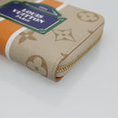 LOUIS VUITTON Monopanum Zippy Coin Purse Coin Purse Beige M82691 LV Auth 131875-7