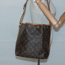 LOUIS VUITTON Monogram Petit Noe Shoulder Bag M42226 LV Auth 131880-19
