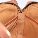 MCM Logogram Vicetos Shoulder Bag PVC Brown Gold Auth 131889-18