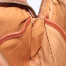 MCM Logogram Vicetos Shoulder Bag PVC Brown Gold Auth 131889-19