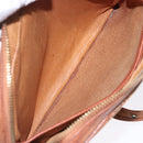 MCM Logogram Vicetos Shoulder Bag PVC Brown Gold Auth 131889-21