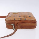 MCM Logogram Vicetos Shoulder Bag PVC Brown Gold Auth 131889-5