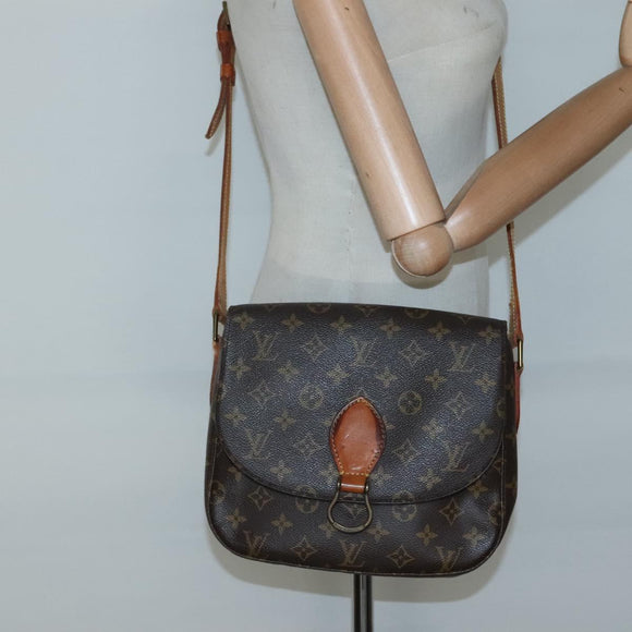 LOUIS VUITTON Monogram Saint Cloud GM Shoulder Bag M51242 LV Auth 131893
