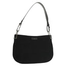 GUCCI Shoulder Bag Wool Black Silver 001 3193 Auth 131899-1