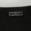 GUCCI Shoulder Bag Wool Black Silver 001 3193 Auth 131899-14