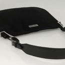 GUCCI Shoulder Bag Wool Black Silver 001 3193 Auth 131899-6