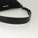 GUCCI Shoulder Bag Wool Black Silver 001 3193 Auth 131899-7
