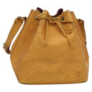 LOUIS VUITTON Epi Petit Noe Shoulder Bag Yellow M44109 LV Auth 131902-1