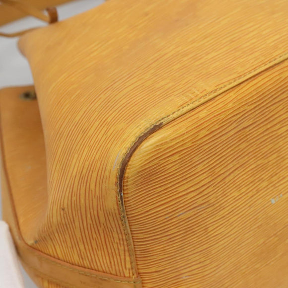 LOUIS VUITTON Epi Petit Noe Shoulder Bag Yellow M44109 LV Auth 131902