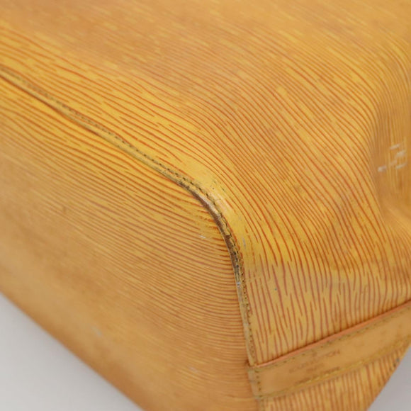 LOUIS VUITTON Epi Petit Noe Shoulder Bag Yellow M44109 LV Auth 131902