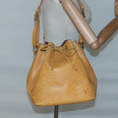 LOUIS VUITTON Epi Petit Noe Shoulder Bag Yellow M44109 LV Auth 131902-20