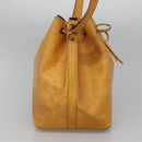 LOUIS VUITTON Epi Petit Noe Shoulder Bag Yellow M44109 LV Auth 131902-3
