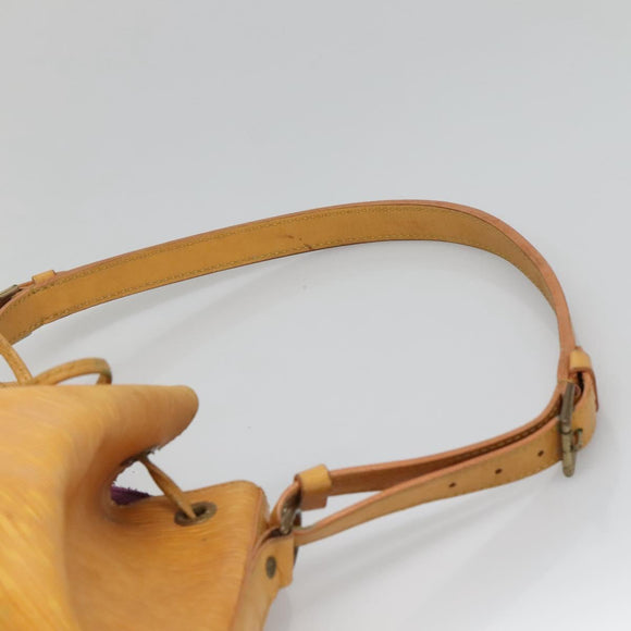 LOUIS VUITTON Epi Petit Noe Shoulder Bag Yellow M44109 LV Auth 131902