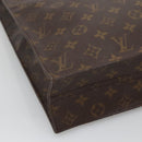LOUIS VUITTON Monogram Sac Plat Hand Bag M51140 LV Auth 131903-14