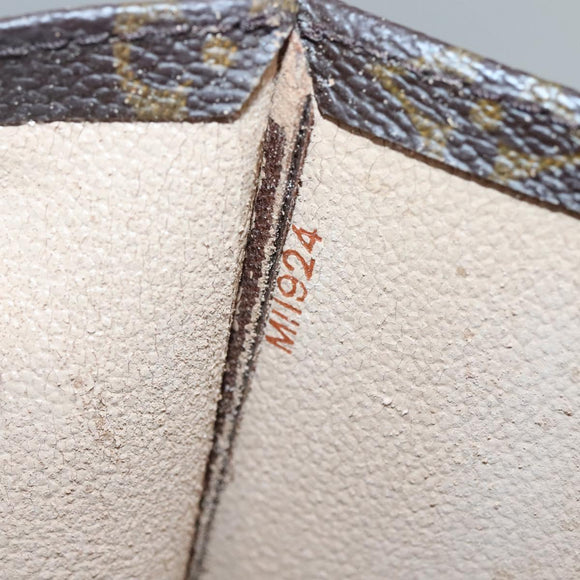 LOUIS VUITTON Monogram Sac Plat Hand Bag M51140 LV Auth 131903