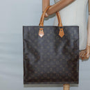 LOUIS VUITTON Monogram Sac Plat Hand Bag M51140 LV Auth 131903-19