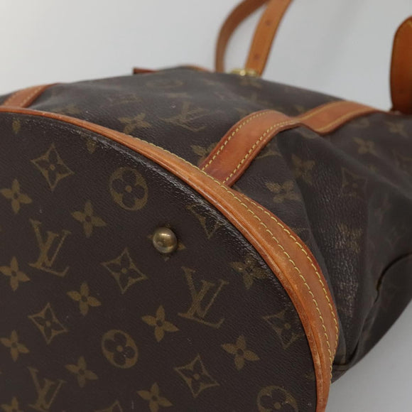LOUIS VUITTON Monogram Bucket GM Shoulder Bag M42236 LV Auth 131917