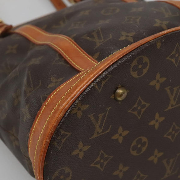 LOUIS VUITTON Monogram Bucket GM Shoulder Bag M42236 LV Auth 131917