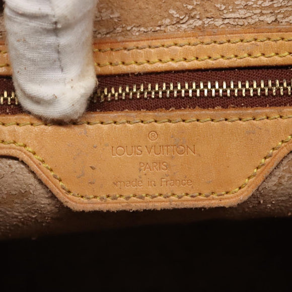 LOUIS VUITTON Monogram Bucket GM Shoulder Bag M42236 LV Auth 131917