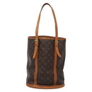 LOUIS VUITTON Monogram Bucket GM Shoulder Bag M42236 LV Auth 131917-13