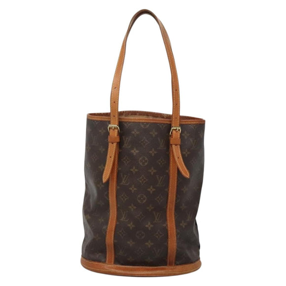 LOUIS VUITTON Monogram Bucket GM Shoulder Bag M42236 LV Auth 131917